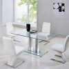 Clear Glass Dining Tables and Chairs (Photo 17 of 25)