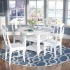 Jaxon 5 Piece Extension Counter Sets With Wood Stools (Photo 20 of 25)