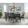Valencia 5 Piece Round Dining Sets With Uph Seat Side Chairs (Photo 11 of 25)
