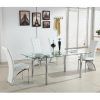 Clear Glass Dining Tables and Chairs (Photo 13 of 25)