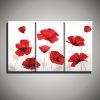 Red Poppy Canvas Wall Art (Photo 11 of 20)