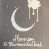 Love You to the Moon and Back Wall Art (Photo 20 of 20)