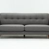 Caressa Leather Dark Grey Sofa Chairs (Photo 10 of 25)