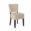 Cream Faux Leather Dining Chairs (Photo 15 of 25)