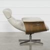 Amala Bone Leather Reclining Swivel Chairs (Photo 3 of 25)
