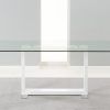Glass and White Gloss Dining Tables (Photo 20 of 25)