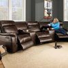 Curved Sectional Sofa With Recliner (Photo 7 of 15)