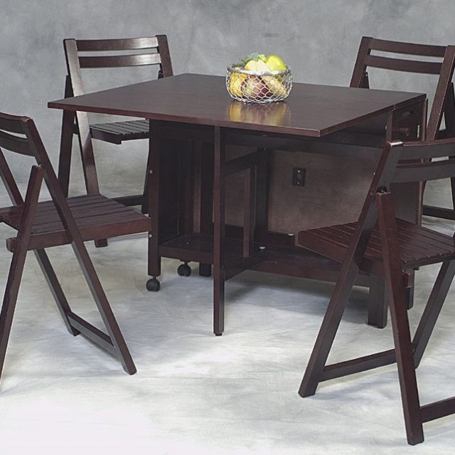 2024 Best of Black Folding Dining Tables and Chairs