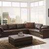 Contemporary Brown Leather Sofas (Photo 11 of 20)