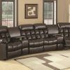 Leather Recliner Sectional Sofas (Photo 9 of 10)