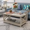 Wood Coffee Tables With 2-Tier Storage (Photo 5 of 15)