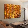 Large Abstract Metal Wall Art (Photo 9 of 20)