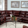 Travis Cognac Leather 6 Piece Power Reclining Sectionals With Power Headrest & Usb (Photo 20 of 25)