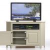 Newest Cornet Tv Stands throughout Monarch Specialties Inc - 42" Corner Tv Stand With Glass Doors (Photo 5849 of 7825)