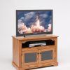 Wood Tv Stand With Glass (Photo 10 of 20)