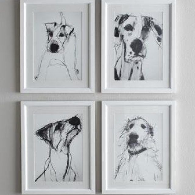  Best 15+ of Dog Art Framed Prints