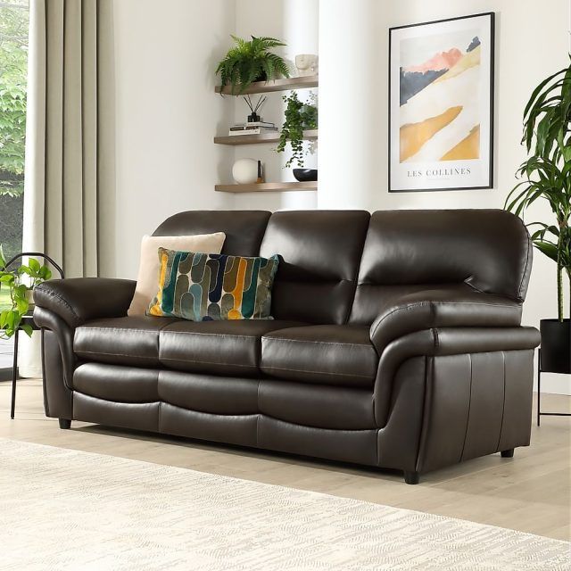 15 Best Collection of Faux Leather Sofas in Dark Brown
