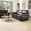 Traditional 3-Seater Faux Leather Sofas (Photo 8 of 15)