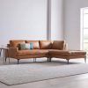 3Pc Miles Leather Sectional Sofas With Chaise (Photo 9 of 15)