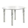 Chrome Metal Dining Tables (Photo 8 of 15)