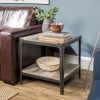 Rustic Gray End Tables (Photo 2 of 15)