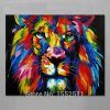 Abstract Lion Wall Art (Photo 4 of 15)