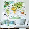 Wall Art Stickers World Map (Photo 3 of 25)