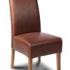 Brown Leather Dining Chairs (Photo 1 of 25)