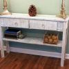 Antique White Distressed Console Tables (Photo 16 of 25)