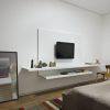 White Wall Mounted Tv Stands (Photo 6 of 20)