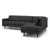 2Pc Burland Contemporary Sectional Sofas Charcoal (Photo 8 of 15)