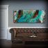 Top 20 of Teal and Brown Wall Art