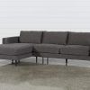 Aquarius Light Grey 2 Piece Sectionals With Raf Chaise (Photo 5 of 25)