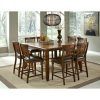 Craftsman 9 Piece Extension Dining Sets With Uph Side Chairs (Photo 9 of 25)