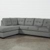 Lucy Dark Grey 2 Piece Sectionals With Raf Chaise (Photo 9 of 25)