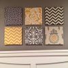 Fabric Wrapped Canvas Wall Art (Photo 9 of 15)