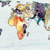 Abstract World Map Wall Art (Photo 10 of 20)