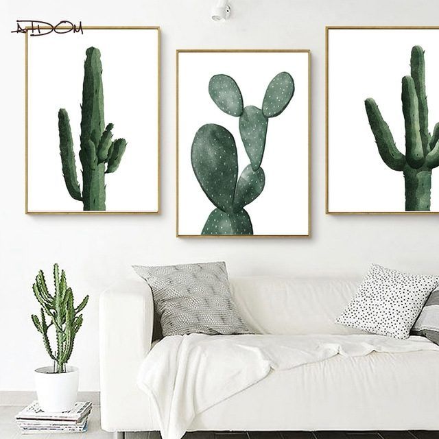  Best 20+ of Cactus Wall Art