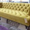 French Seamed Sectional Sofas Oblong Mustard (Photo 4 of 15)