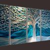 Abstract Metal Wall Art Painting (Photo 9 of 15)