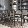 Craftsman 9 Piece Extension Dining Sets With Uph Side Chairs (Photo 13 of 25)