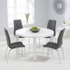 White Gloss Dining Tables 120Cm (Photo 6 of 25)