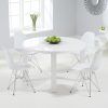 White High Gloss Oval Dining Tables (Photo 6 of 25)
