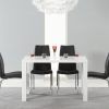 White Gloss Dining Tables 120Cm (Photo 19 of 25)