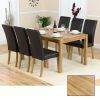 Oak Dining Set 6 Chairs (Photo 1 of 25)