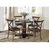 Caden 7 Piece Dining Sets With Upholstered Side Chair (Photo 17 of 25)