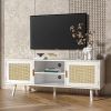 Farmhouse Rattan Tv Stands (Photo 9 of 15)