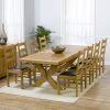 Oak Extending Dining Tables and 8 Chairs (Photo 17 of 25)