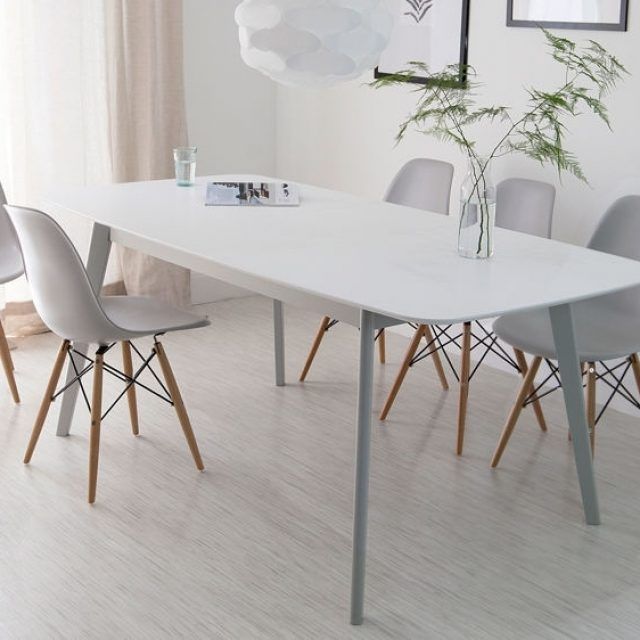 25 Photos White Dining Tables and Chairs