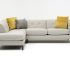 25 Inspirations Avery 2 Piece Sectionals with Raf Armless Chaise